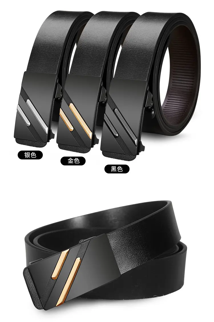 New Men's Toothless Automatic Leather Belt β feature 21