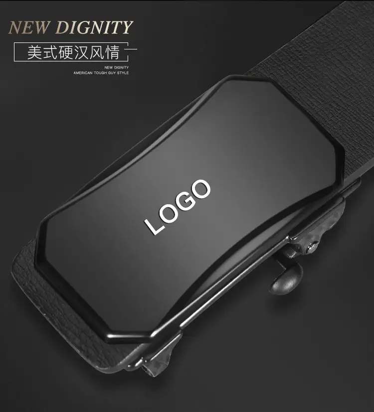 New Men's Toothless Automatic Leather Belt β feature 3