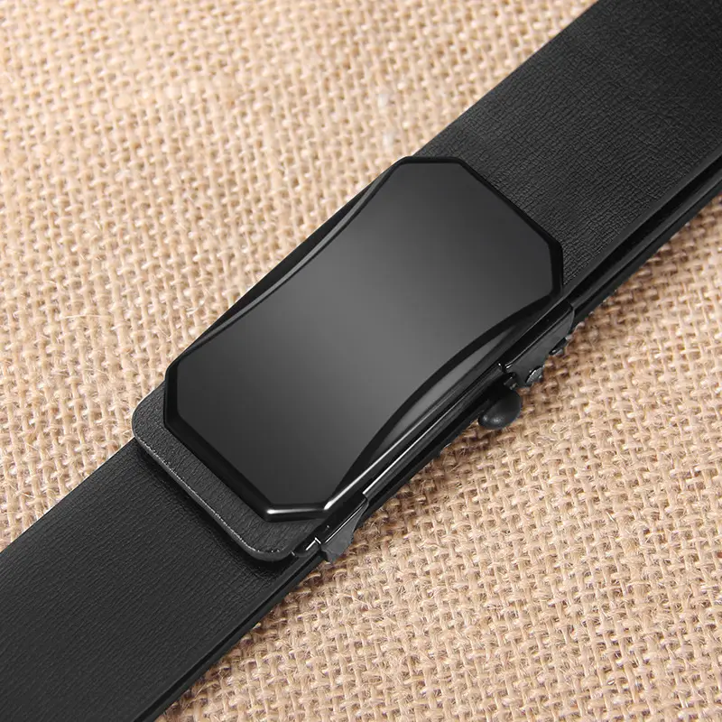 New Men's Toothless Automatic Leather Belt
