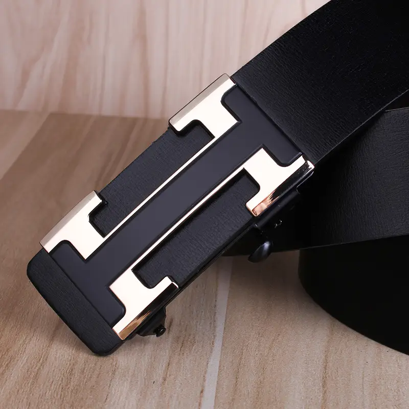 New Men's Toothless Automatic Leather Belt - Image 11