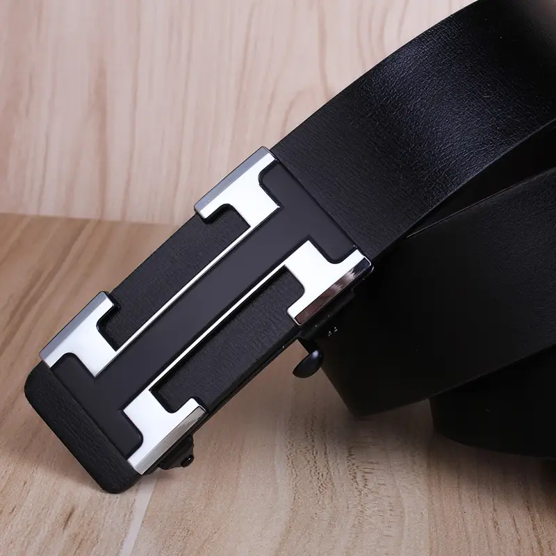 New Men's Toothless Automatic Leather Belt - Image 12
