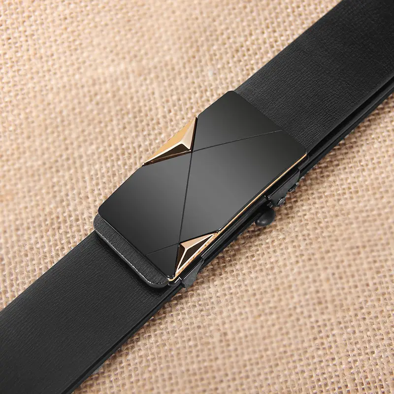 New Men's Toothless Automatic Leather Belt - Image 5