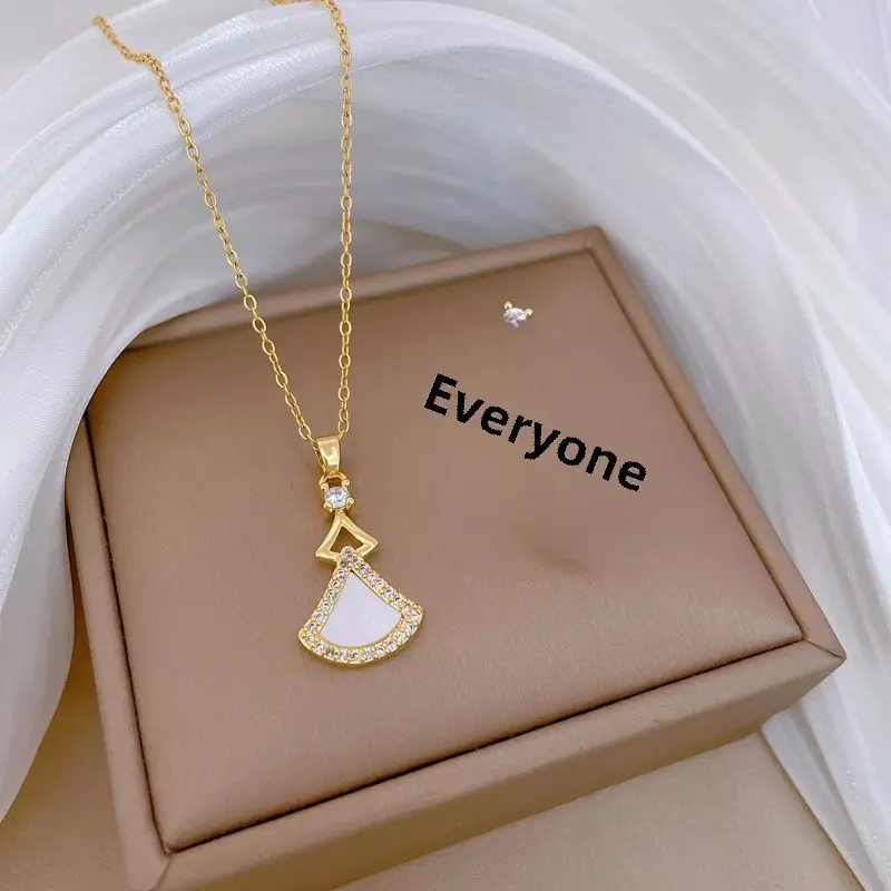 Luxury Zircon Heart Earrings & Necklace Set