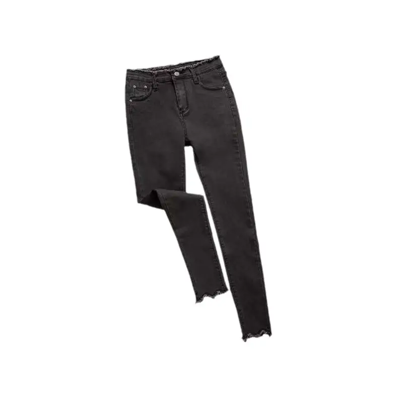 Korean-style Chubby Jeans Women High Waist Large - Image 7