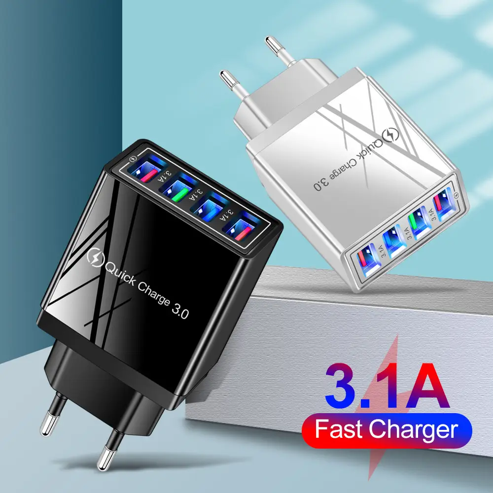 4 USB Charging Head with Luminous Color & 3A Smart Charging - Image 18