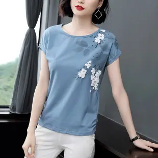 Women Cotton Striped Long Sleeve T-Shirt Brown White — feature 3