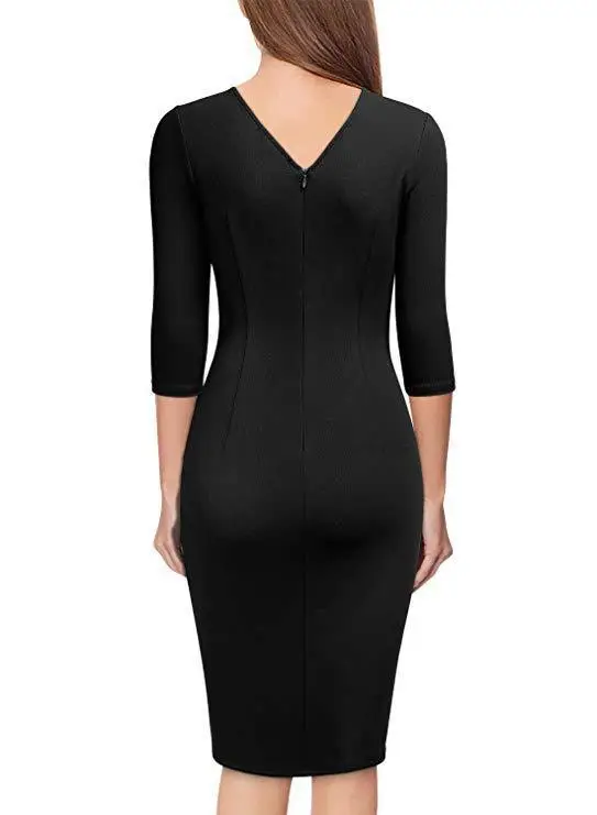 Red V-Neck Bodycon Dress for Women 2023 — feature 16