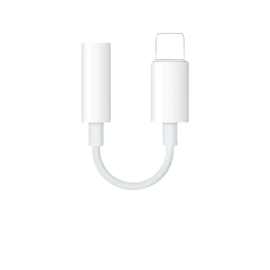 Apple 7/8/X Headset Adapter 3.5mm Converter White - Image 16