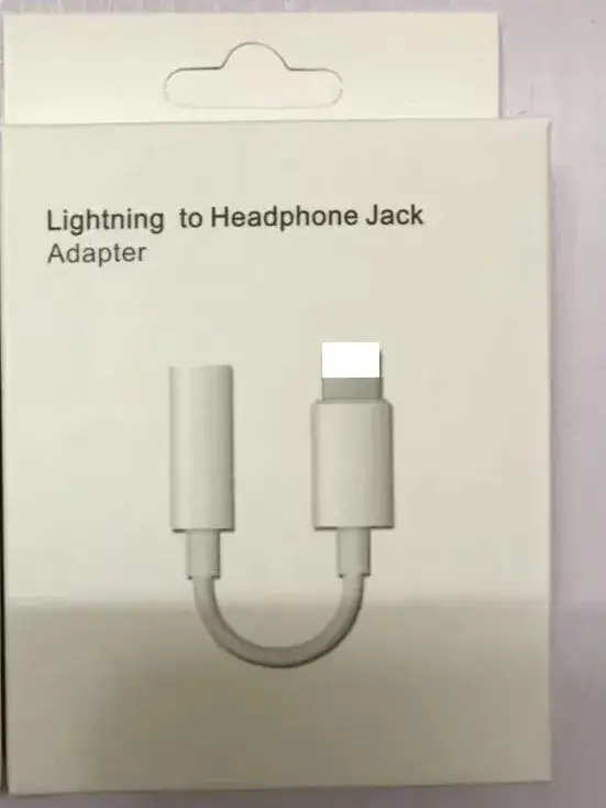 Apple 7/8/X Headset Adapter 3.5mm Converter White - Image 4