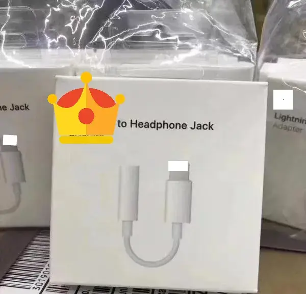 Apple 7/8/X Headset Adapter 3.5mm Converter White - Image 5