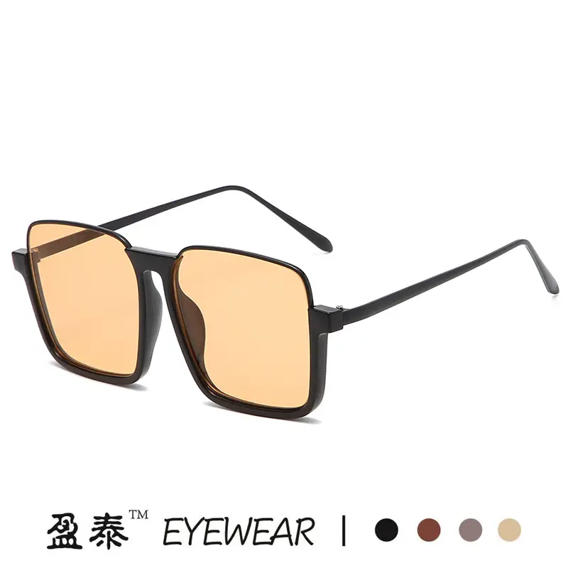 New Retro Half Frame Glasses Fashionable Trendy Internet Celebrity Same Style Sunglasses Frame ins Small Fragrant Sunglasses