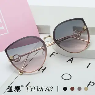 New Retro Half Frame Glasses Fashionable Trendy Internet Celebrity Same Style Sunglasses Frame ins Small Fragrant Sunglasses — feature 18