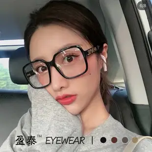 New Retro Half Frame Glasses Fashionable Trendy Internet Celebrity Same Style Sunglasses Frame ins Small Fragrant Sunglasses — feature 23
