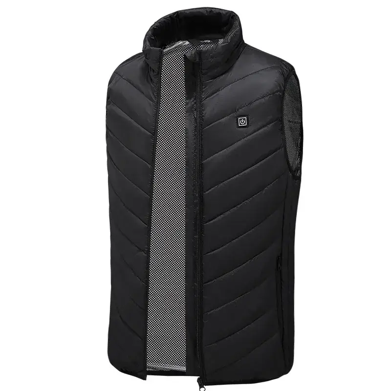 Black Smart Heating Vest for Men Women Korean Tide - Image 7