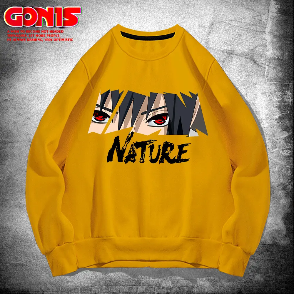Men's Grey Graphic Sweatshirt Nature Print Loose Fit - Image 12