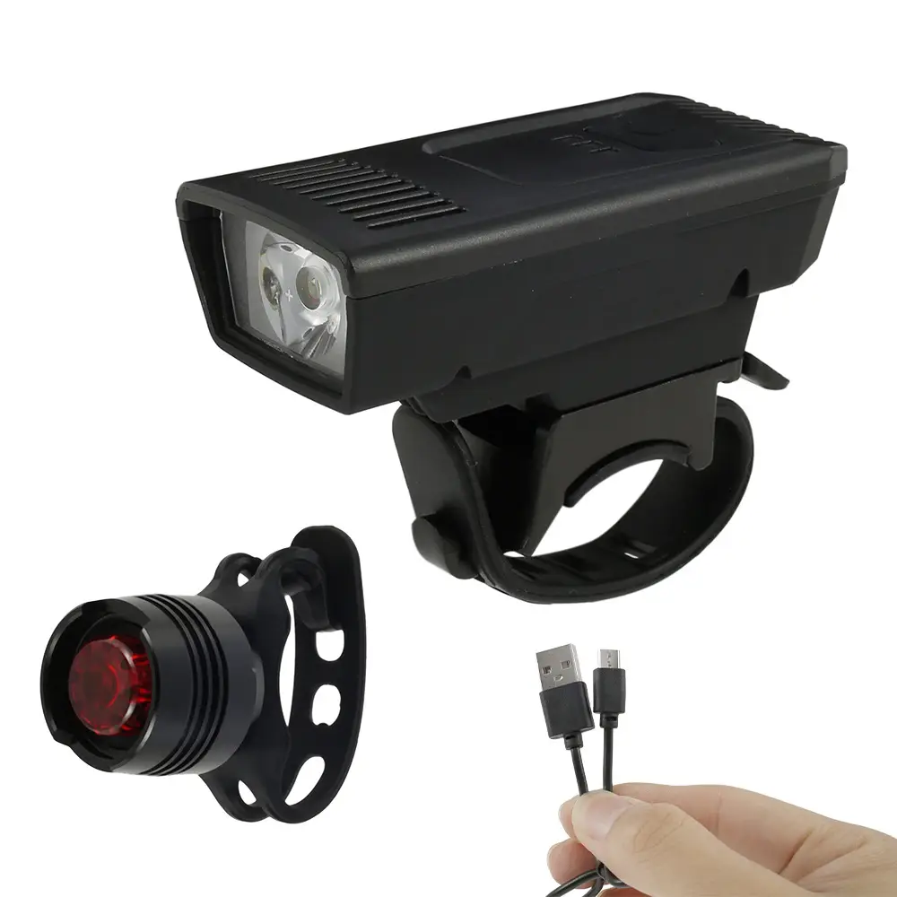 Blue USB Charging Night Riding Light for Bike & Mountain Bikes