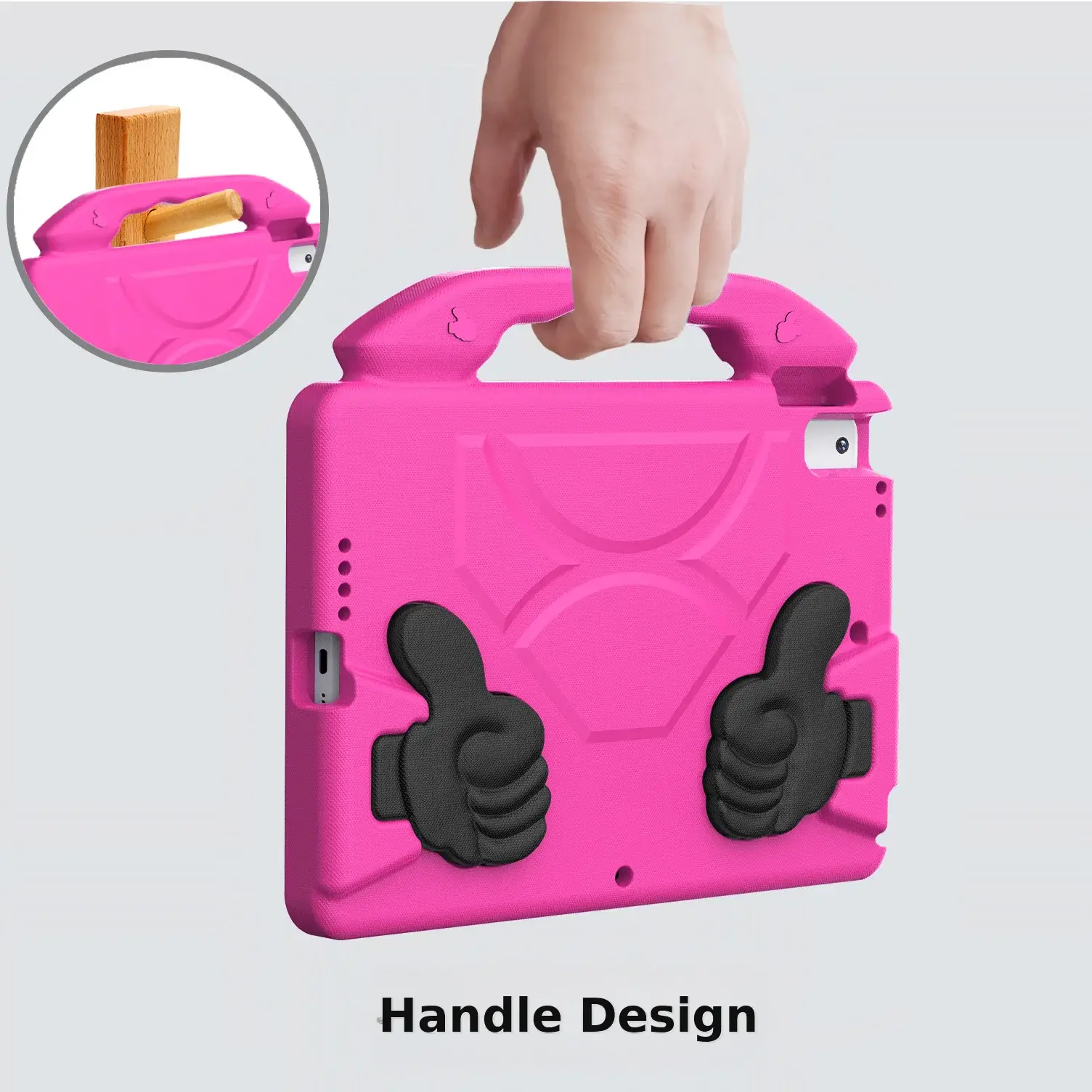 Pink iPad Tablet Case for Kids 10.2/10.5" Anti-Fall Portable — feature 4
