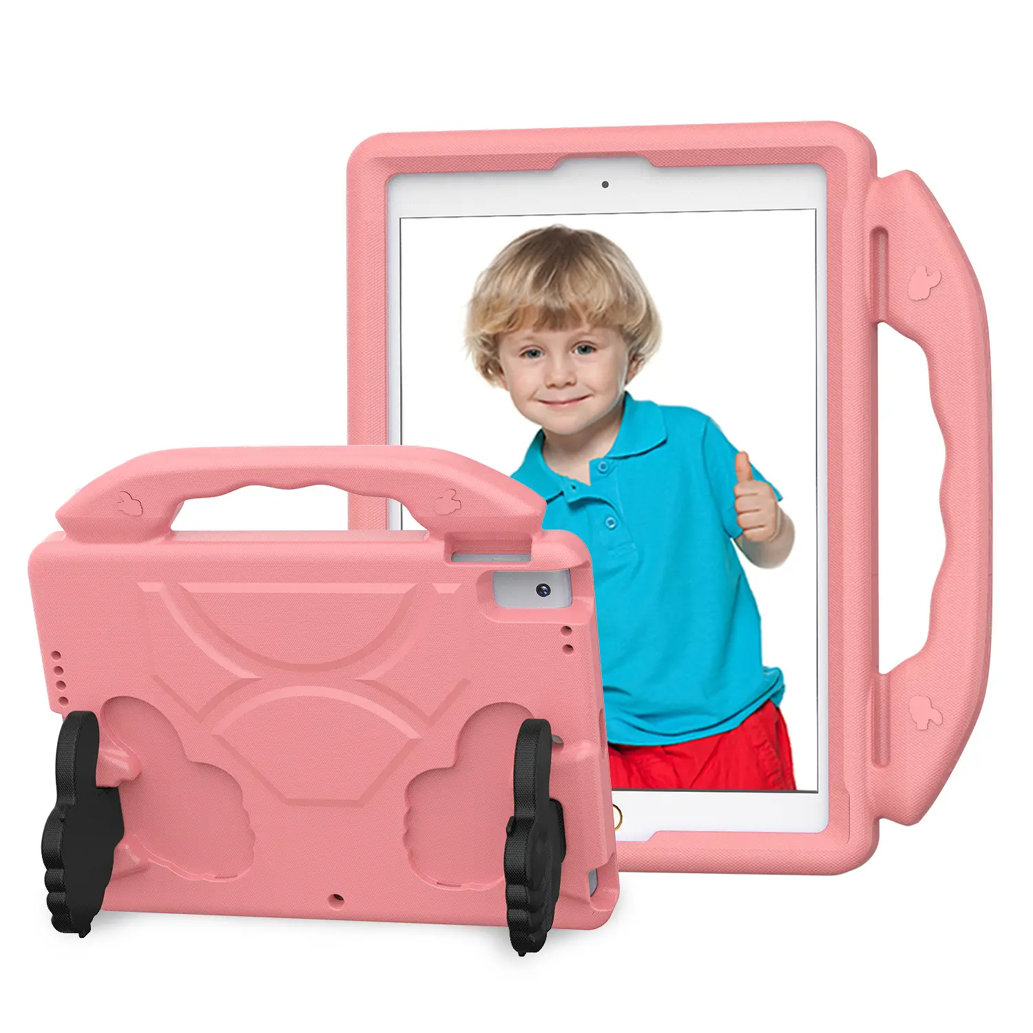 Pink iPad Tablet Case for Kids 10.2/10.5" Anti-Fall Portable - Image 10
