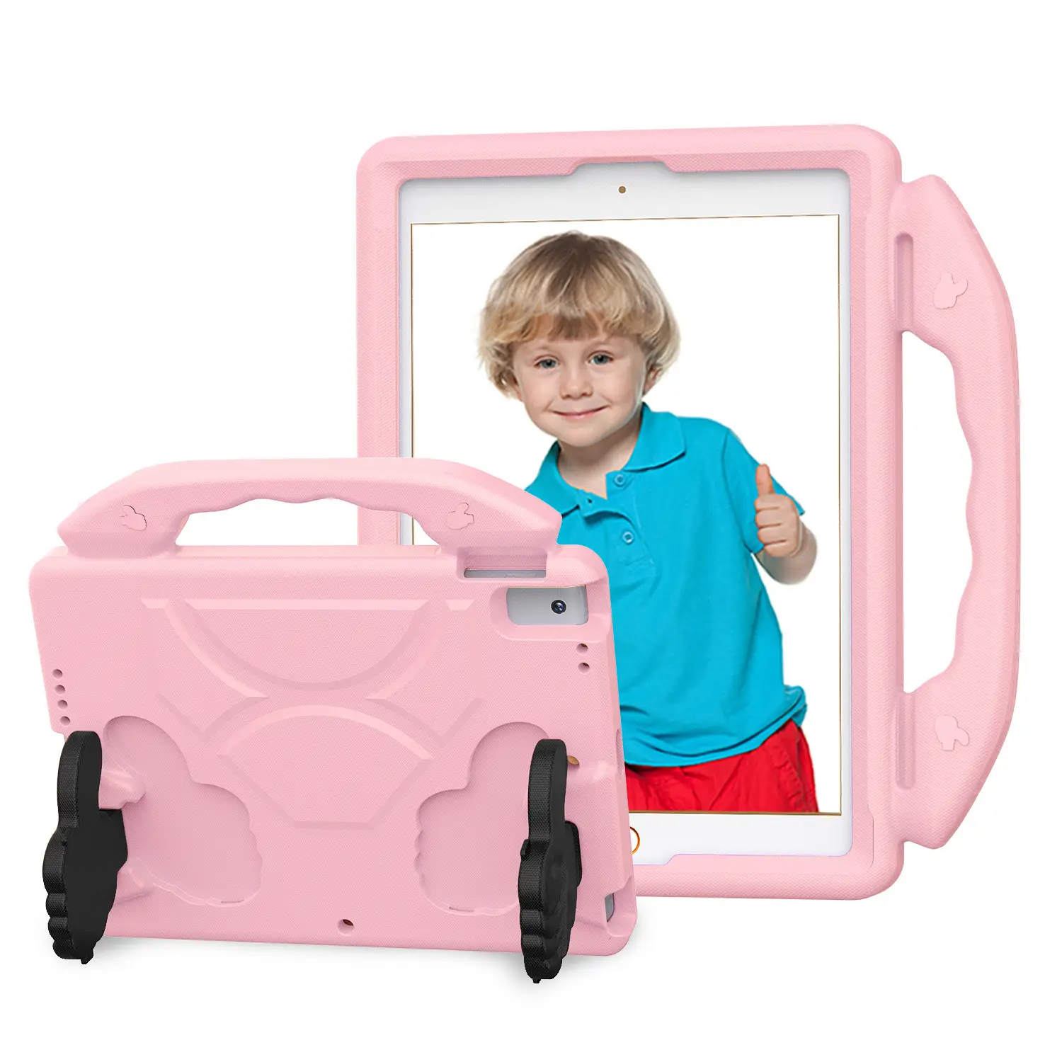 Pink iPad Tablet Case for Kids 10.2/10.5" Anti-Fall Portable - Image 7