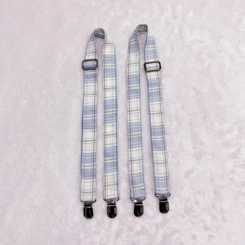 Japanese Plaid Tie Shirt White Ming Dress