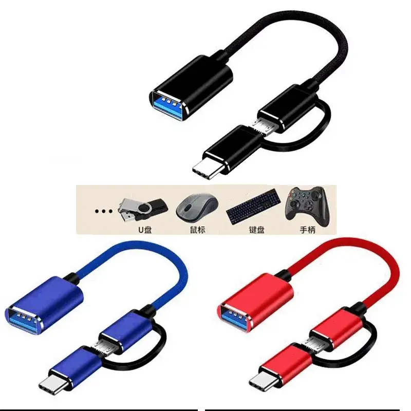 Android OTG Multi-Port Adapter with USB-C & Lightning - Image 5