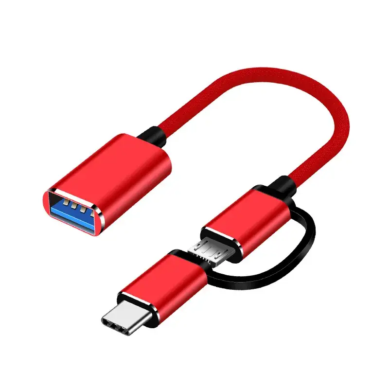 Android OTG Multi-Port Adapter with USB-C & Lightning - Image 6