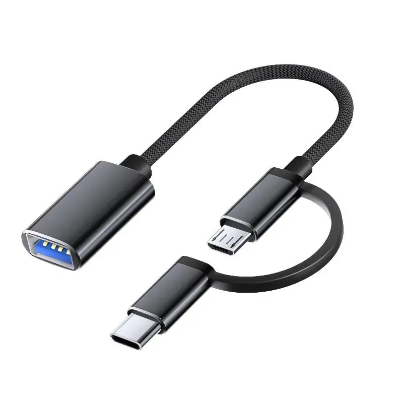 Android OTG Multi-Port Adapter with USB-C & Lightning - Image 8