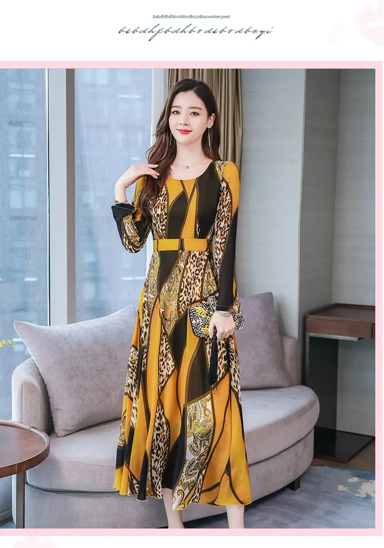 Red Printed Long Sleeve Kurti with Skirt Set — feature 13