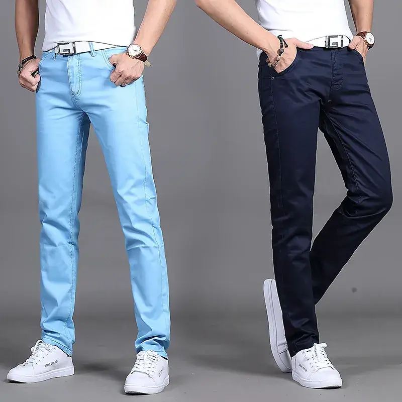 2019 Men Slim Fit Maroon Pants Casual Wear - Image 12