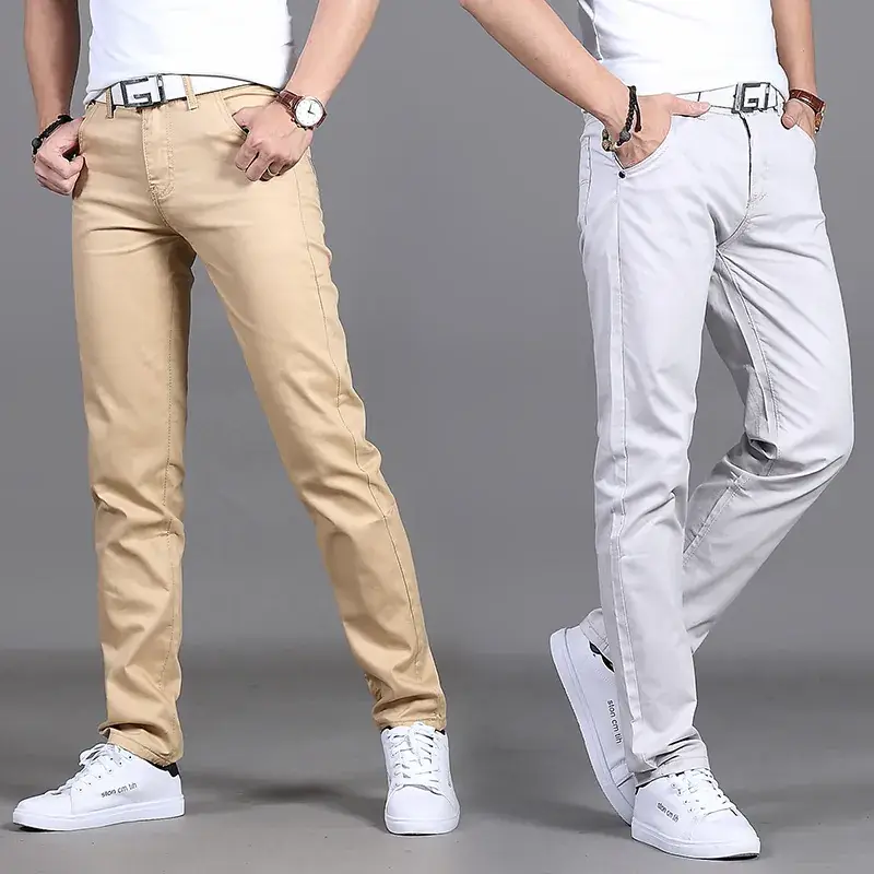 2019 Men Slim Fit Maroon Pants Casual Wear - Image 13