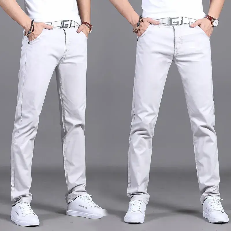 2019 Men Slim Fit Maroon Pants Casual Wear - Image 15