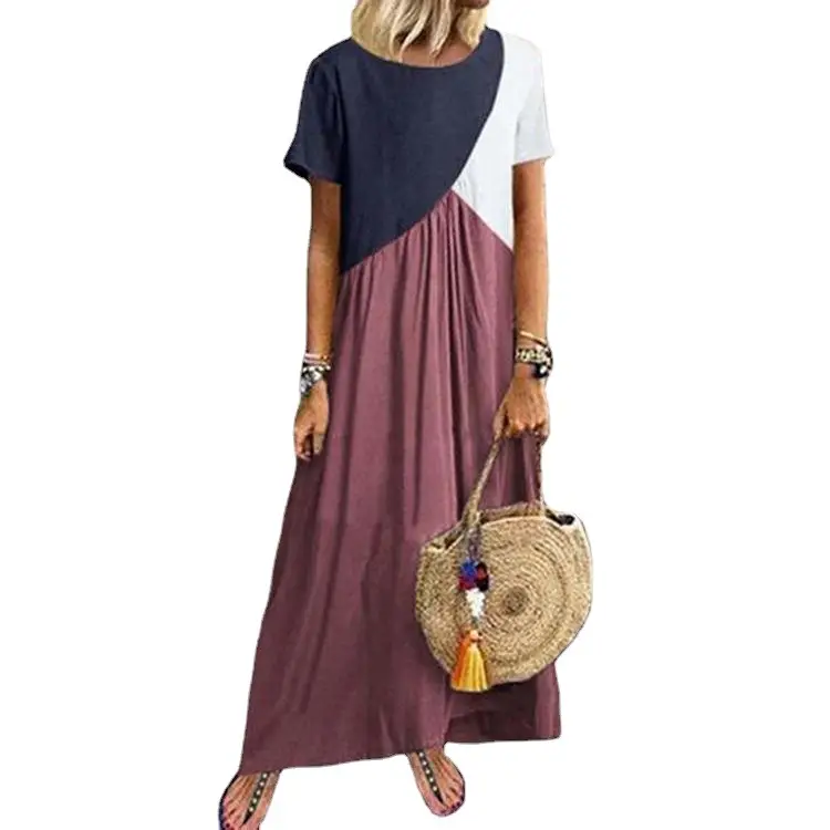 2023 Green Long Sleeve Dress with Blue Top - Image 7