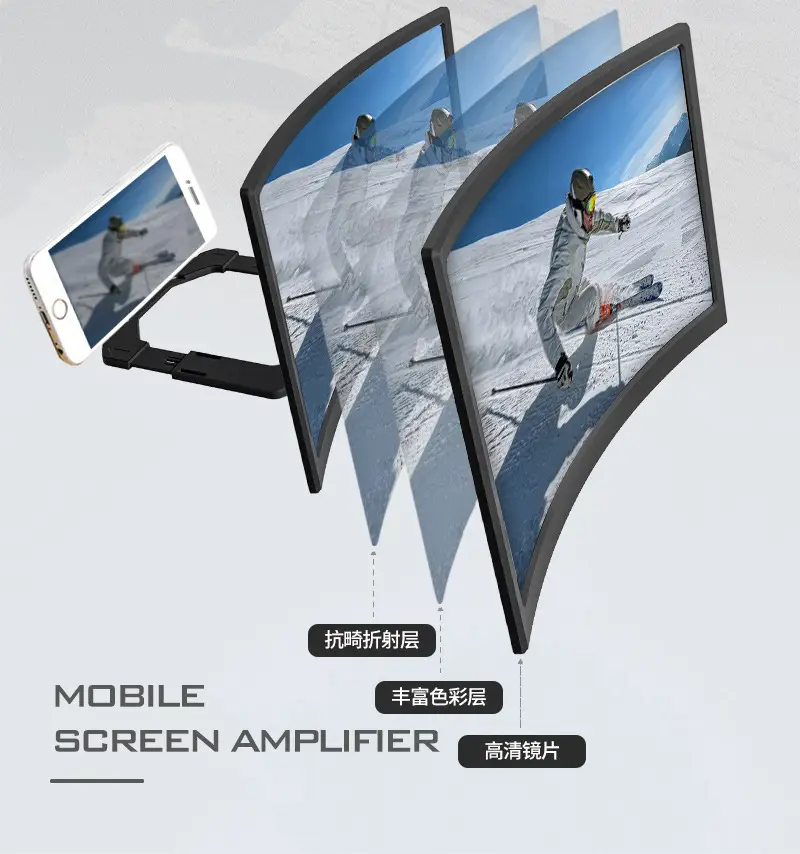 12 Inch 3D Mobile Phone Screen Amplifier with Dragon Design — feature 10