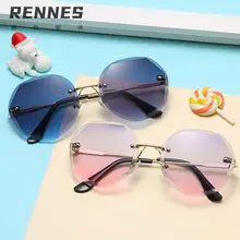 Purple Heart-Shaped Glass Sunglasses for Girls — feature 13