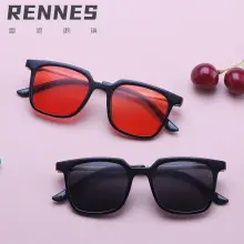 Purple Heart-Shaped Glass Sunglasses for Girls — feature 19