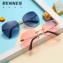 Purple Heart-Shaped Glass Sunglasses for Girls — feature 9