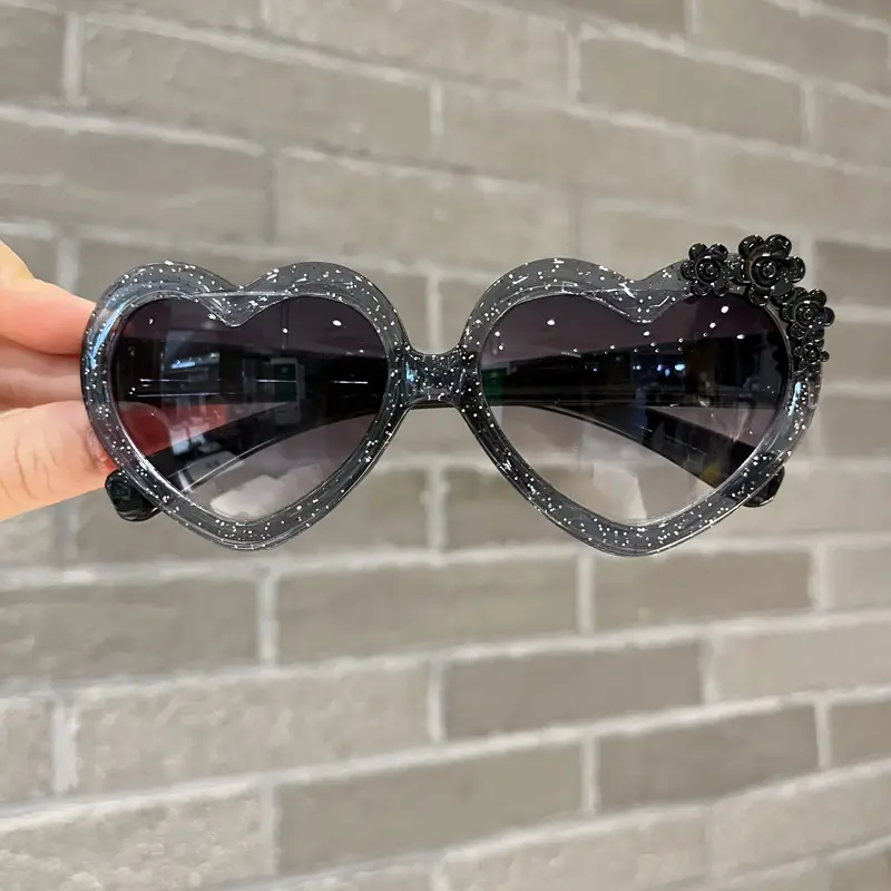 Transparent black frame double gray sheet