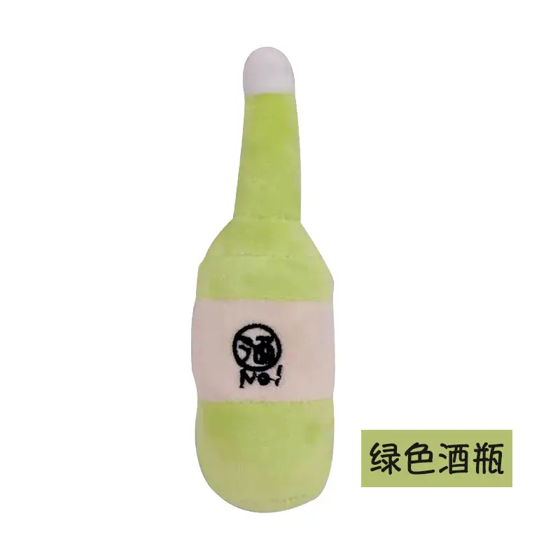 Green wine bottle