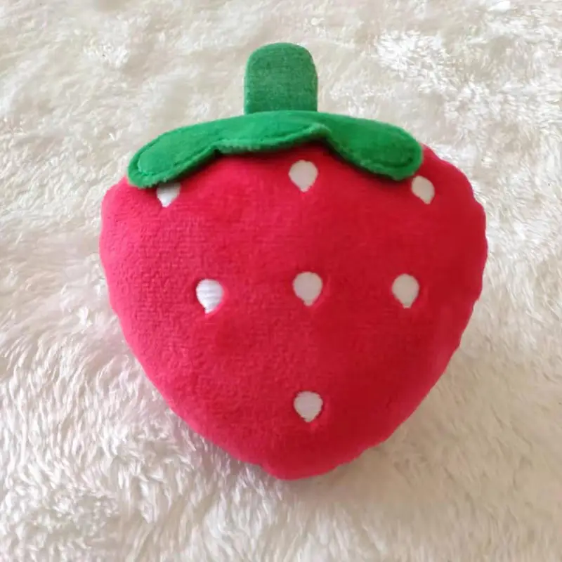 Pet Plush Vocal Toy Bite Resistant Molar Fruit Animal Cat Dog Plush Toy Pet Supplies in stock Wholesale - Image 18