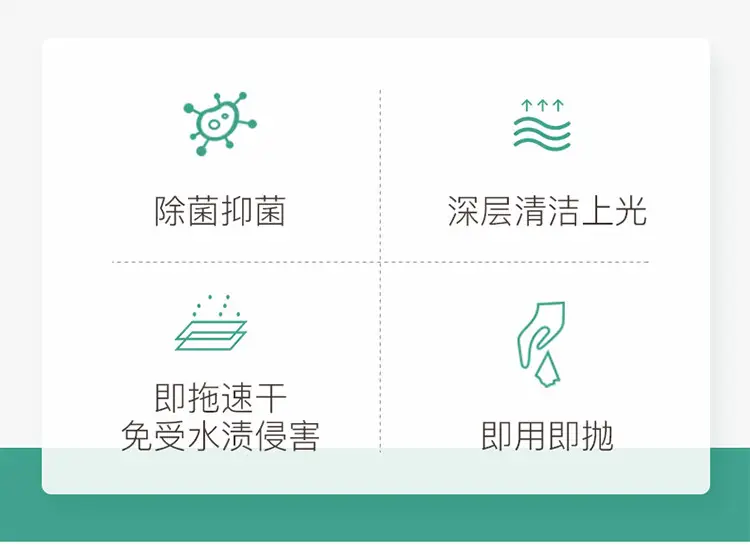 Cross-border Paper Replaceable Dust Cleaning Mop Cloth — feature 5
