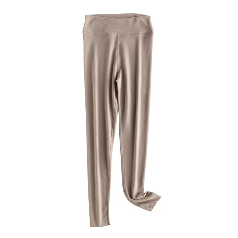 Women's Velvet Leggings High Waist Warm Autumn Pants - Image 12