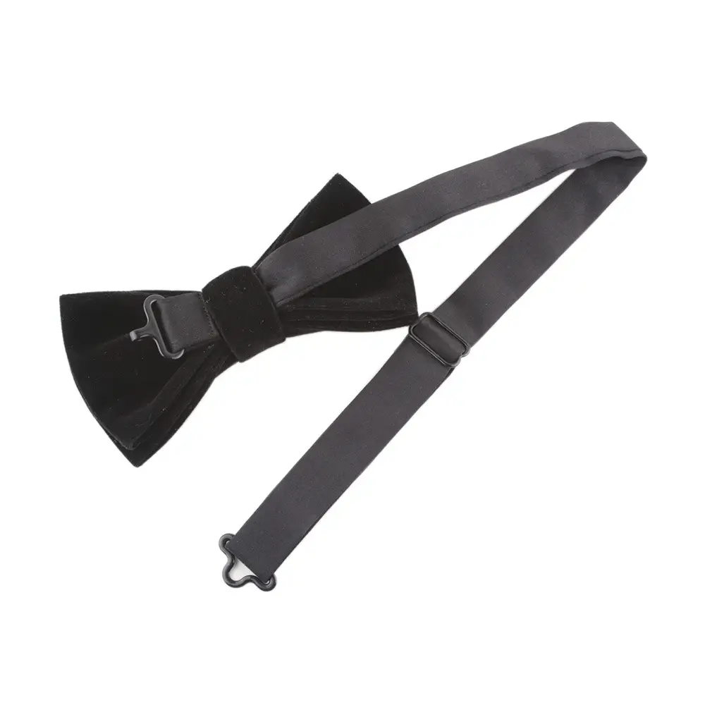 Velvet Bow Tie Men's Tuxedo Party Bow Tie Brown