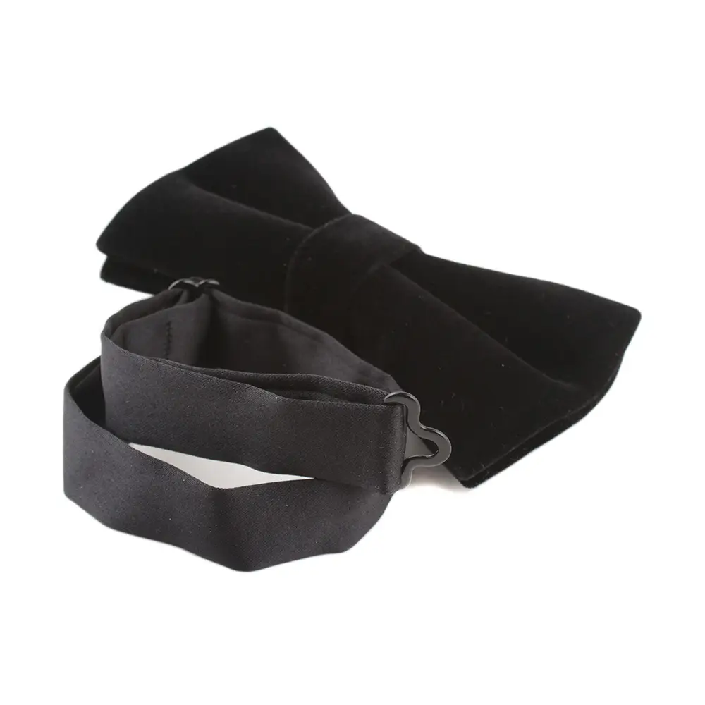 Velvet Bow Tie Men's Tuxedo Party Bow Tie Brown