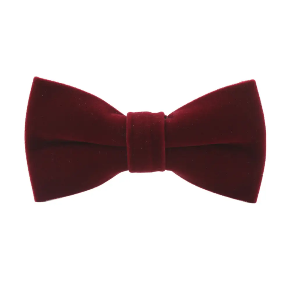 Velvet Bow Tie Men's Tuxedo Party Bow Tie Brown