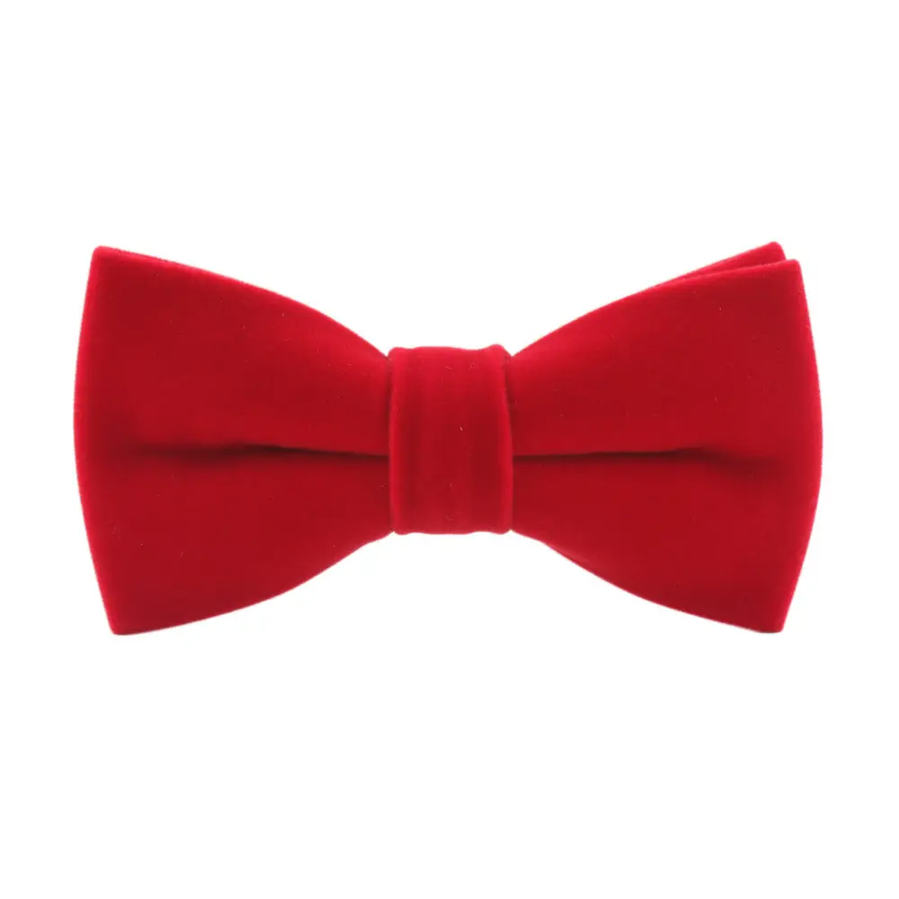 Velvet Bow Tie Men's Tuxedo Party Bow Tie Brown