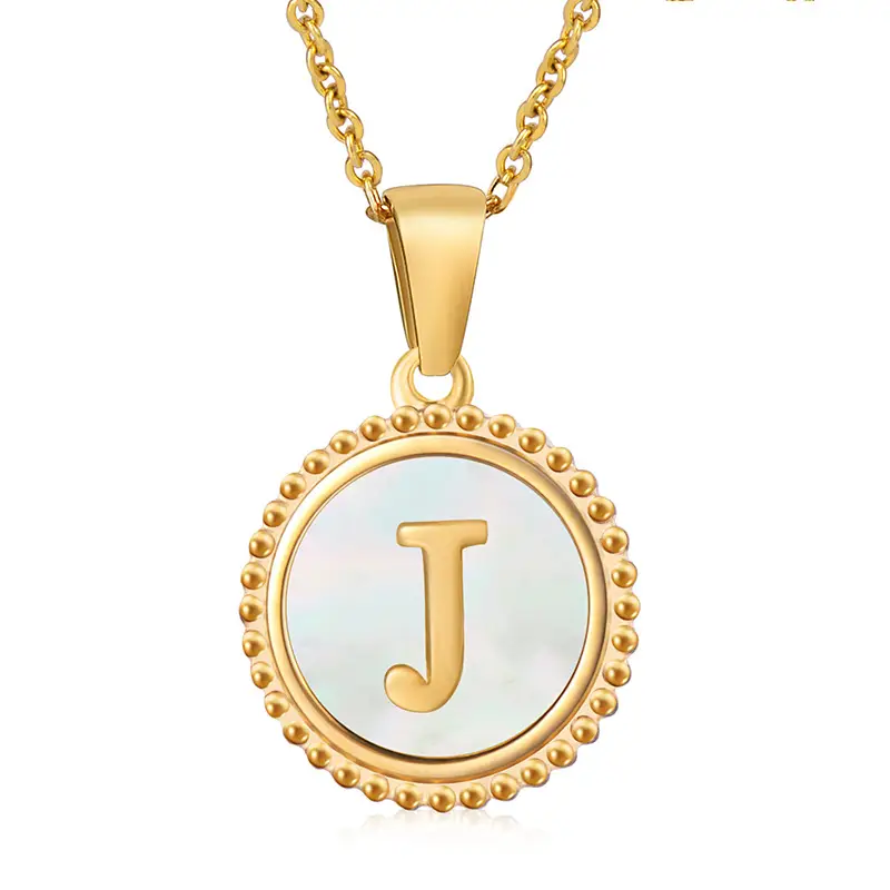 18K Gold Plated D Necklace for Women - Image 10