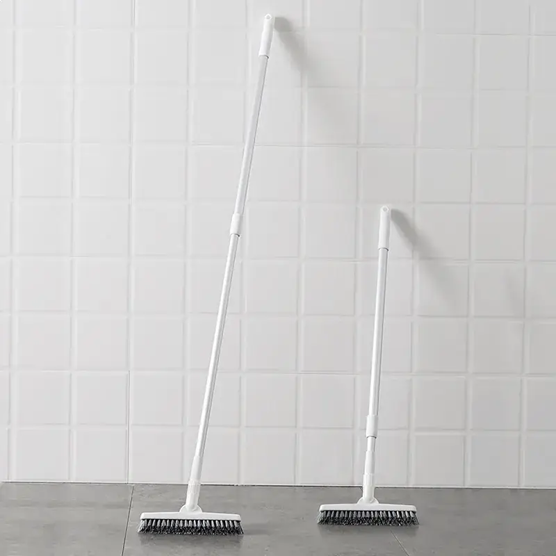 Long Handle Bristle Floor Brush for Bathroom & Toilet Cleaning - Image 3