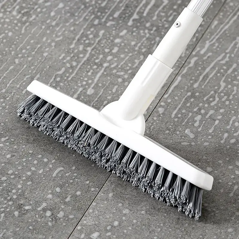 Long Handle Bristle Floor Brush for Bathroom & Toilet Cleaning - Image 4