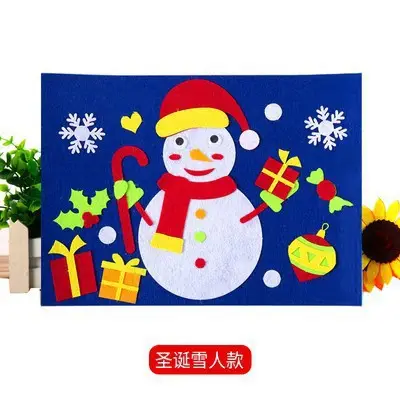 Kids Christmas Stickers DIY Handmade Craft Kit