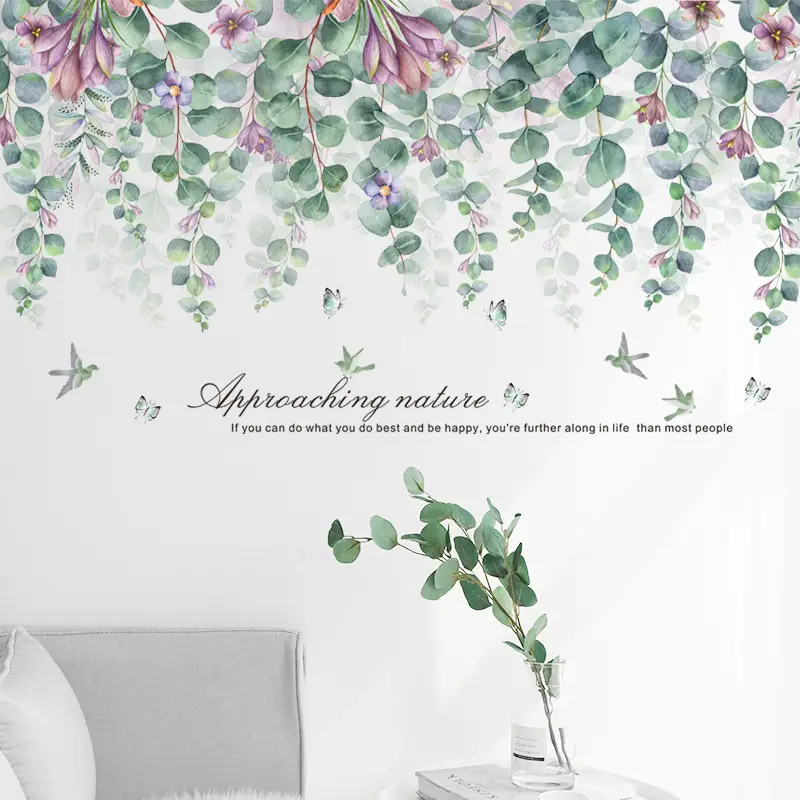 Tropical Wall Sticker for Bedroom Decor